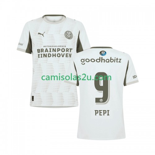 Camisolas de futebol PSV Eindhoven Ricardo Pepi 9 Equipamento 3ª 2025/26 Manga Curta Camisolas de futebol PSV Eindhoven Ricardo Pepi 9 Equipamento 3ª 2025/26 Manga Curta